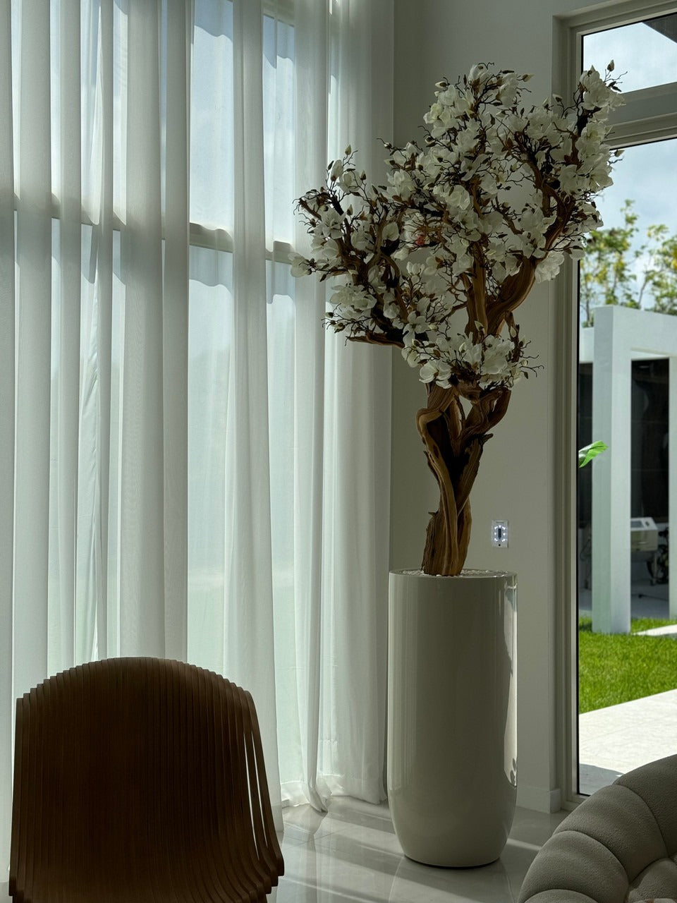 Composition Magnolia 305 cm · Édition Ardennes, blanc brillant