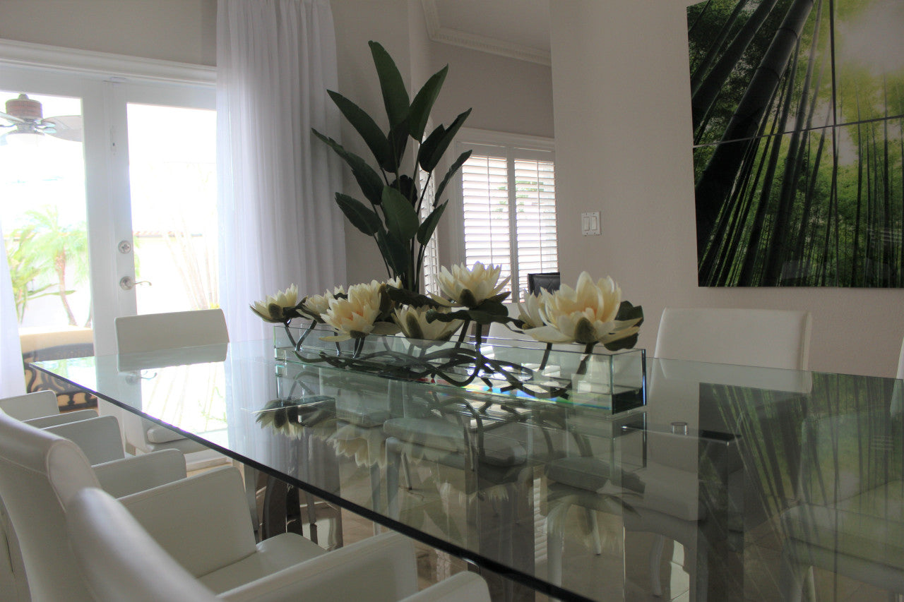Cache-pot Décoratif — Collection Nantes, H. 122 cm, blanc