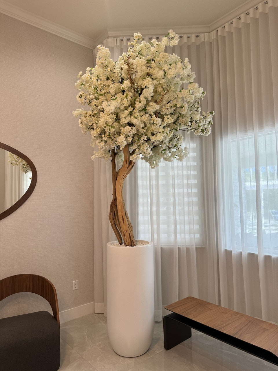 Cerisier en Fleurs · Édition Antibes, blanc mat