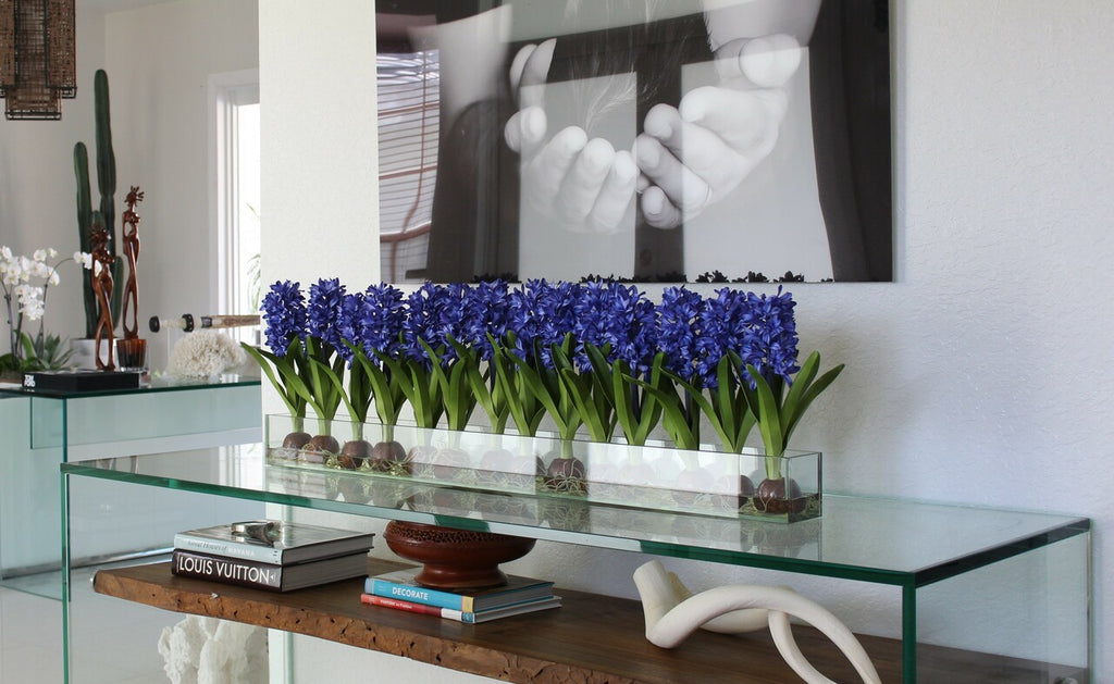 Composition Jacinthes 122 cm | Signature Provence, bleu