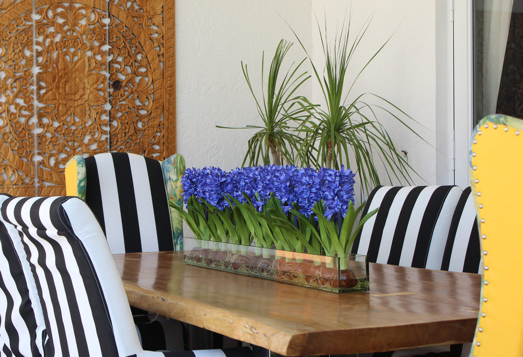 Composition Jacinthes 122 cm | Signature Provence, bleu