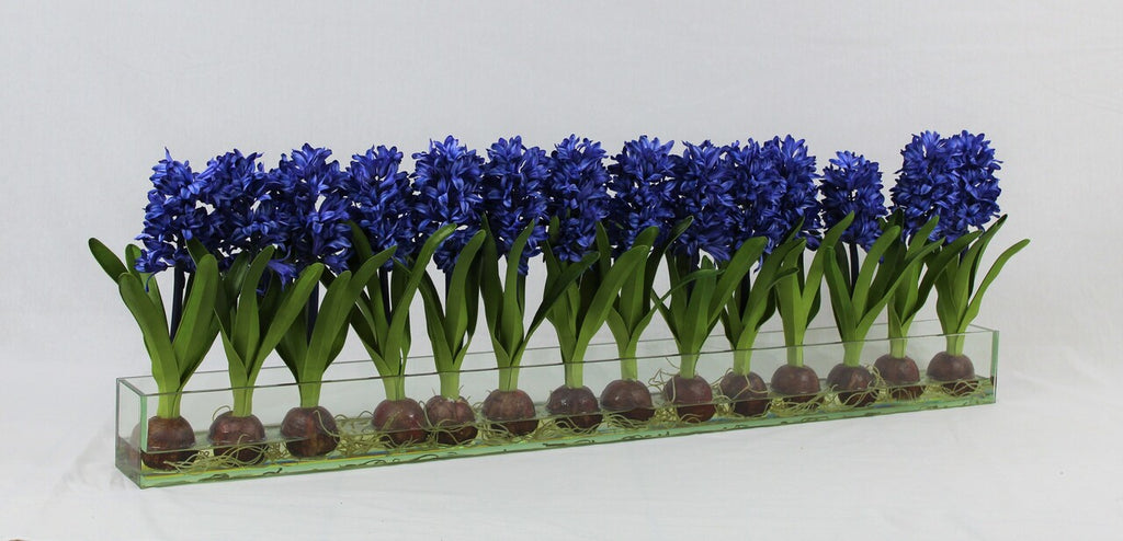 Composition Jacinthes 122 cm | Signature Provence, bleu