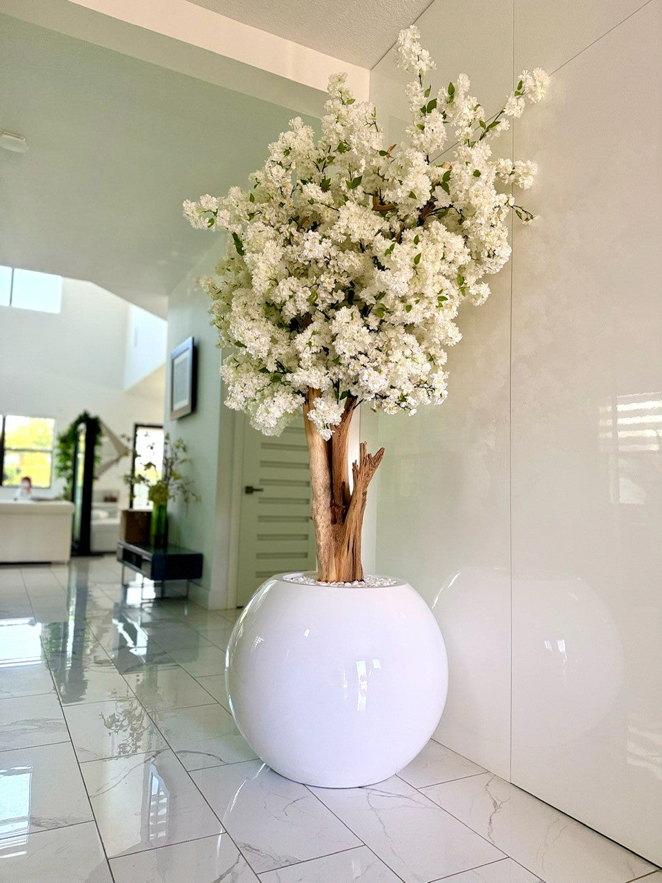 Cerisier en Fleurs — Collection Aquitaine, blanc brillant