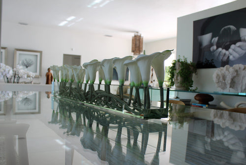 Arum Blanc 122 cm · Édition Menton, blanc