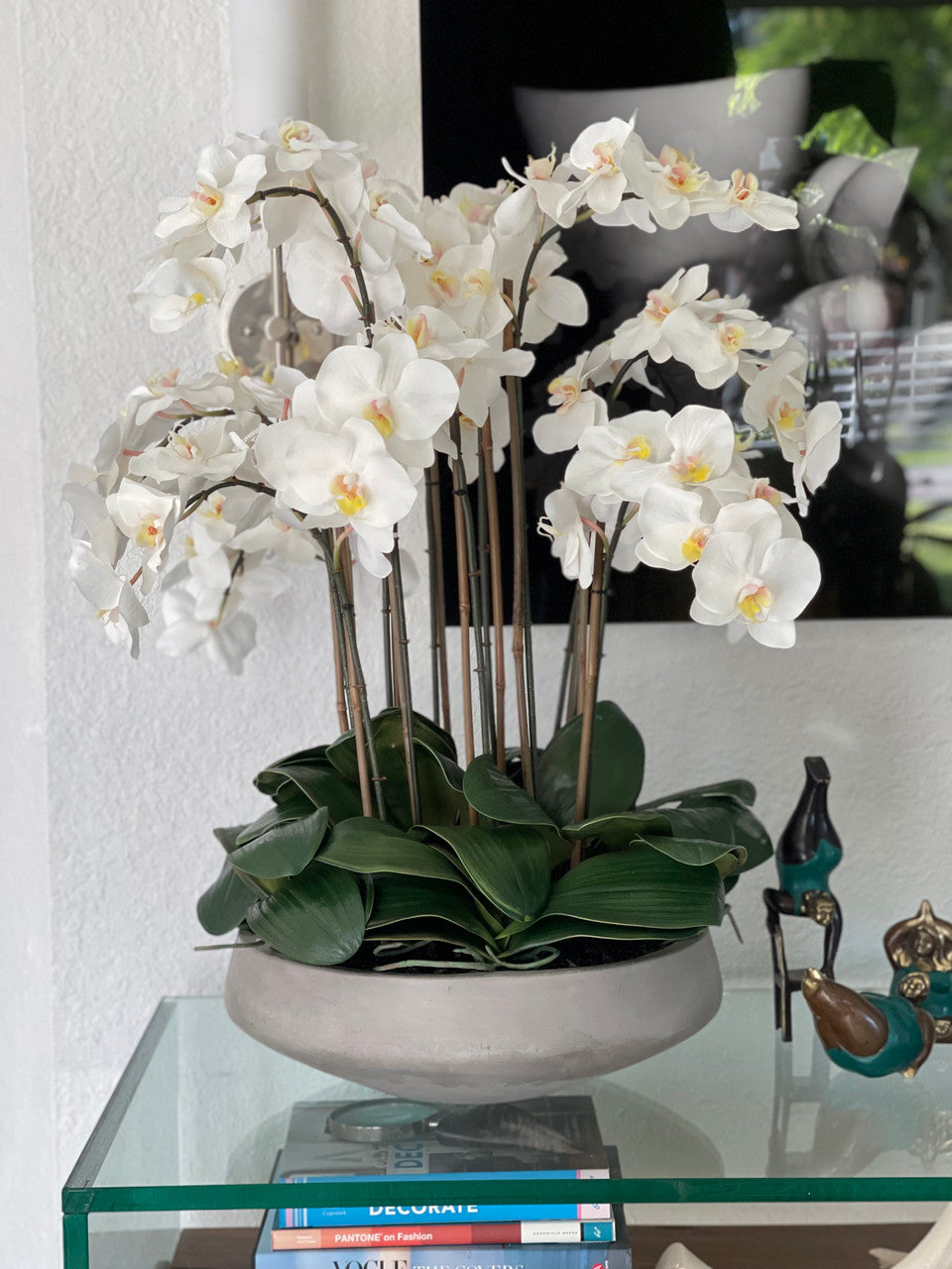 Orchidée Phalaenopsis — Collection Biarritz, blanc