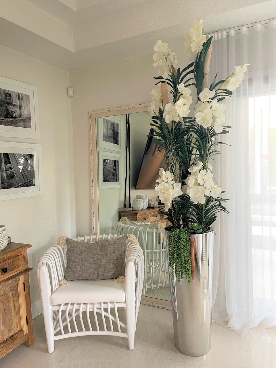 Orchidée Vanda | Signature Anjou, blanc