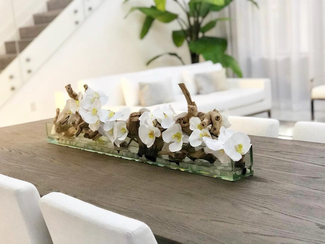 Orchidée Phalaenopsis — Collection Deauville, 122 cm, blanc