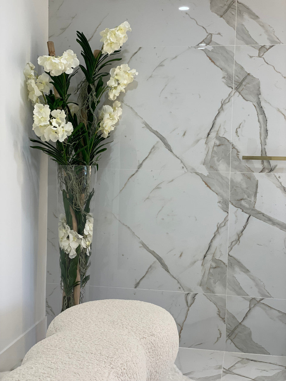 Orchidée Vanda XXL — Collection Deauville, blanc