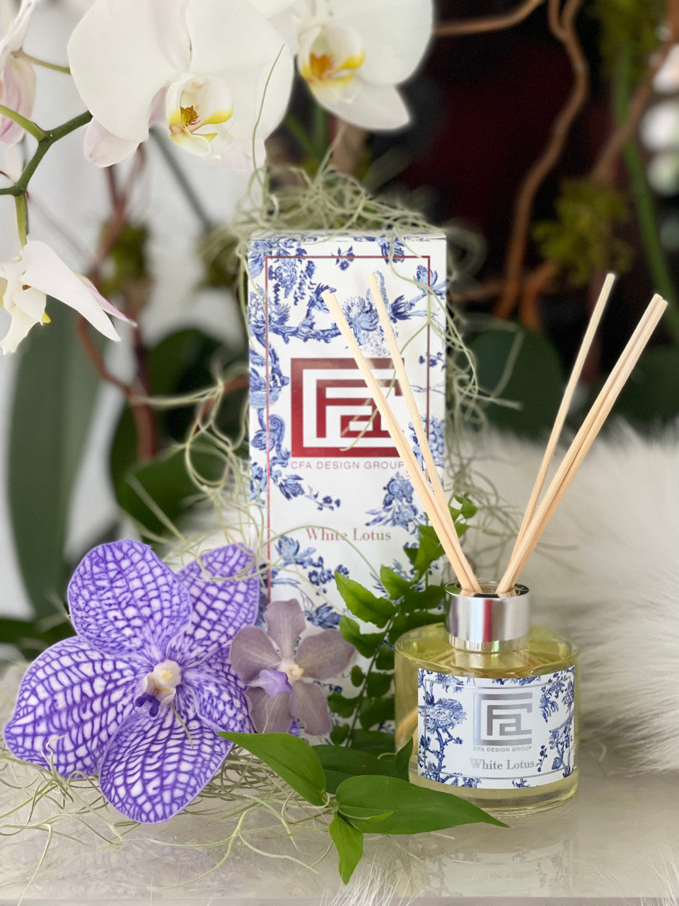 Diffuseur à Bâtonnets · Édition Provence, blanc