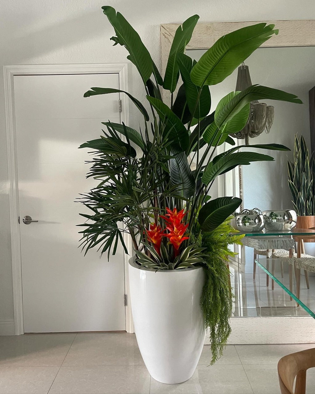 Oiseau de Paradis — Collection Riviera, blanc brillant