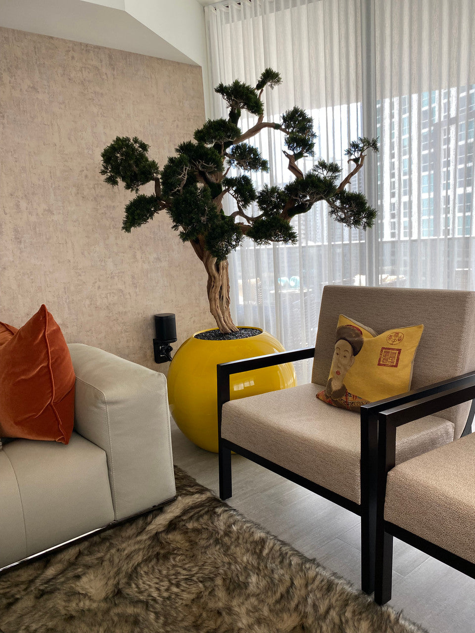 Bonsaï — Collection Anjou, 76 cm, jaune