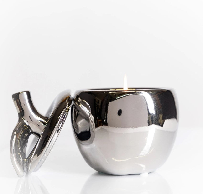 Bougie Parfumée | Signature Bretagne, argenté