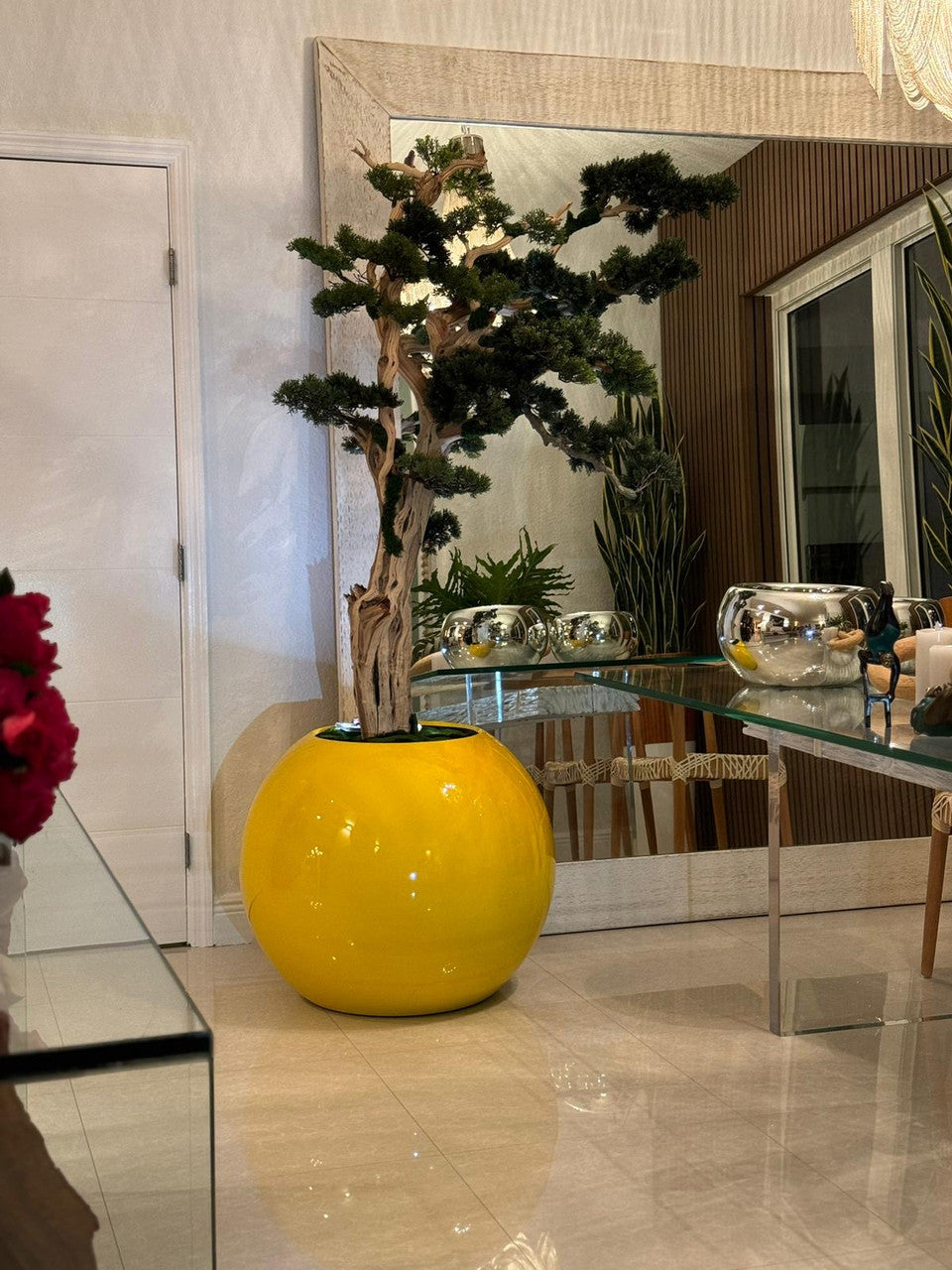 Bonsaï — Collection Anjou, 76 cm, jaune