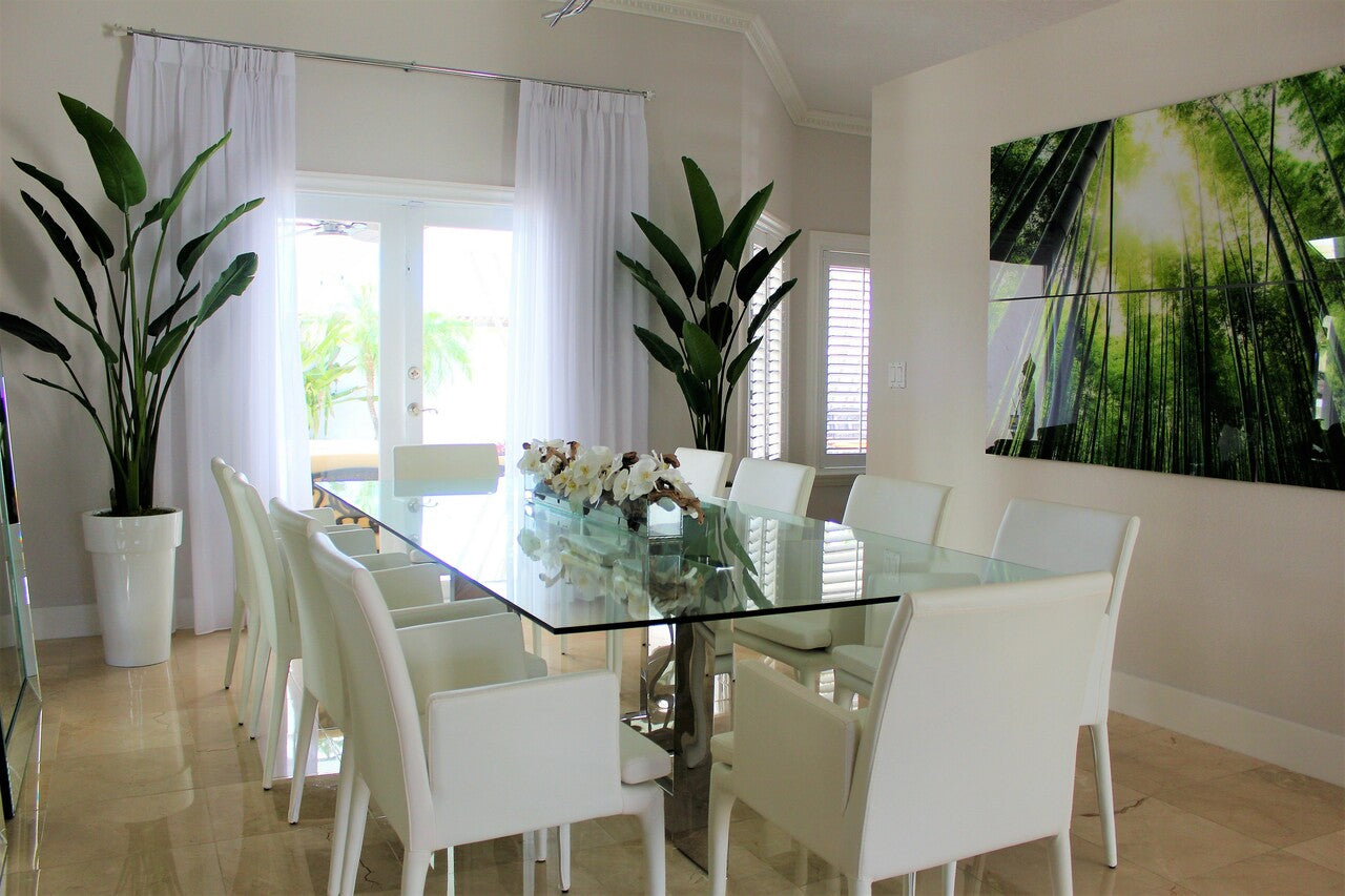 Orchidée Phalaenopsis 91 cm · Édition Antibes, blanc